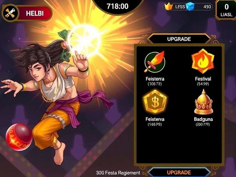 Krishna S Heroic Feats upgrade system interface
